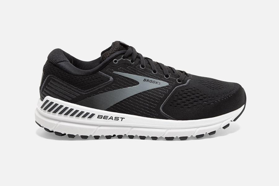 Brooks Beast 20 Men Sport Shoes & Walking Shoes Black WMC367948